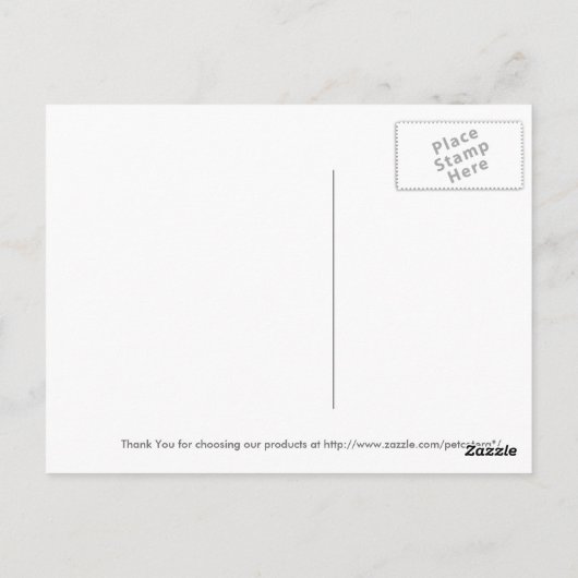 空力はがき ポストカード (裏面)