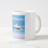 空力噴射ポスター ジャンボコーヒーマグカップ (正面右)