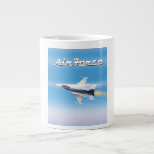 空力噴射ポスター ジャンボコーヒーマグカップ (正面)