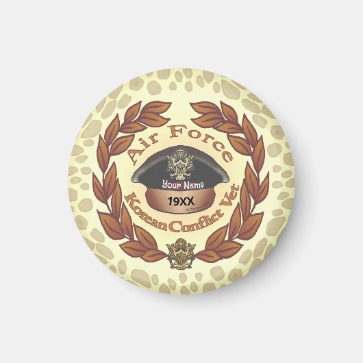 空力韓国コンフリクトVetマグネット マグネット (正面)