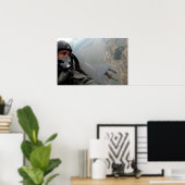 空力F-16パイロット ポスター (ホームオフィス)