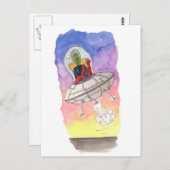 空失った白で ポストカード (正面/裏面)