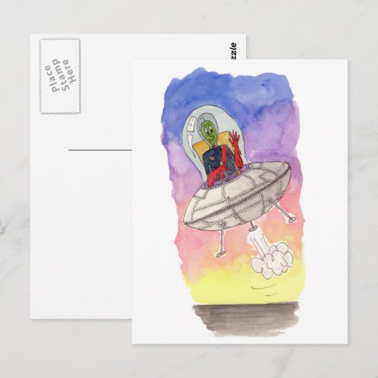 空失った白で ポストカード (正面/裏面)