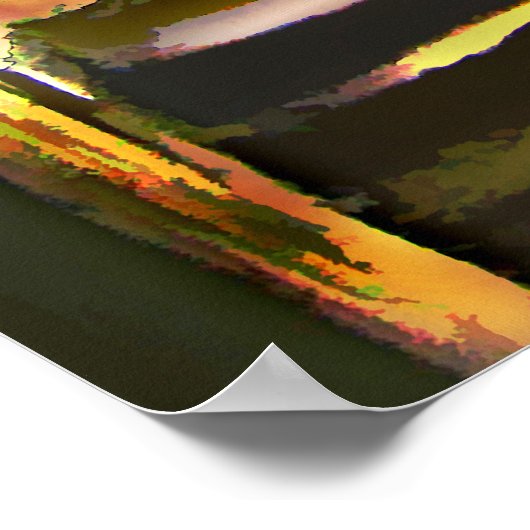 空室への階段 ポスター (角)