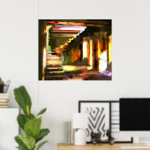 空室への階段 ポスター (ホームオフィス)