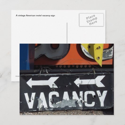 空室サイン ポストカード (正面/裏面)