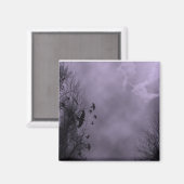 空幽霊のよく出る紫の霧 マグネット (正面/裏面)