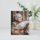 空恋しく思から雪を揺らす穴 ポストカード (スタンド正面)