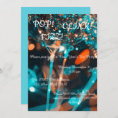 空想およびおもしろいの大晦日の招待状 招待状 (正面/裏面)