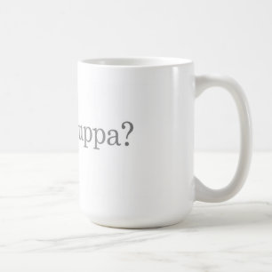 「空想して下さいCuppaをか」。 マグ
