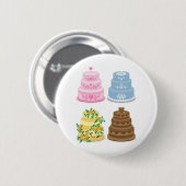 空想のケーキ 缶バッジ (正面&裏面)