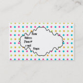 空想はベーカリーの名刺を固めます 名刺 (裏面)