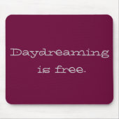 空想は無料 マウスパッド (正面)