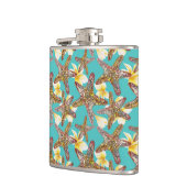 空想的なヒトデ模様 フラスク (左)