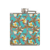 空想的なヒトデ模様 フラスク (裏面)