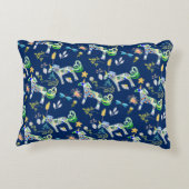 空想的なユニコーンとトンボ アクセントクッション (裏面)