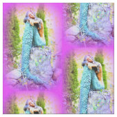 空想的な人魚 ファブリック (クローズアップ)