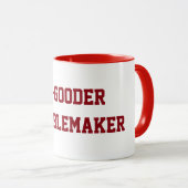 空想的な社会改良家の厄介者のマグ マグカップ (正面右)