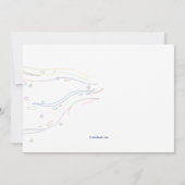 空想的な花嫁のブライダルシャワーの招待 招待状 (裏面)