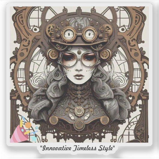 「空想的な融合」 シール (正面)