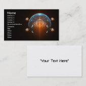 空想科学小説の宇宙船 名刺 (正面/裏面)