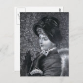 「空想」ヴィンテージイラストレーション ポストカード (正面/裏面)