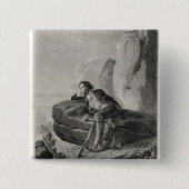 空想 缶バッジ (正面)