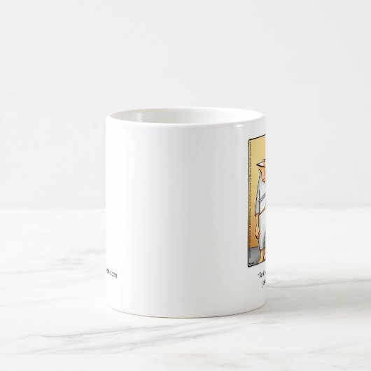 空手おもしろいユーモアのマグギフト コーヒーマグカップ (中央)