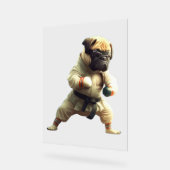 空手が変わったのを犬が知っている アクリルサイン (傾斜)