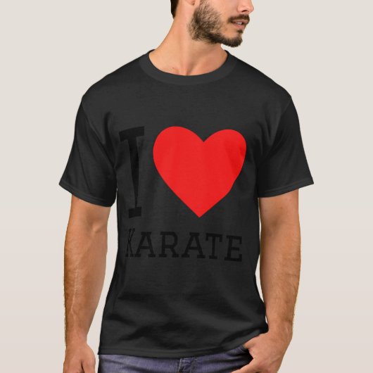 空手が大好きTシャツ Tシャツ (正面)
