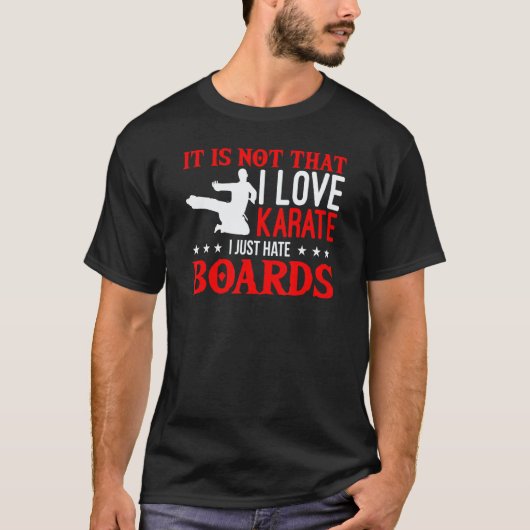 空手が好きでスケボーが嫌いなわけじゃない Tシャツ (正面)