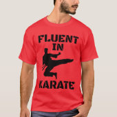 空手が得意な人におすすめの面白い空手Tシャツ Tシャツ (正面)