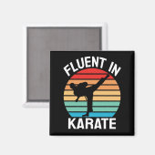 空手が得意 Funny Karate マグネット (正面/裏面)