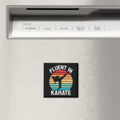 空手が得意 Funny Karate マグネット (インサイチュ (食洗機))