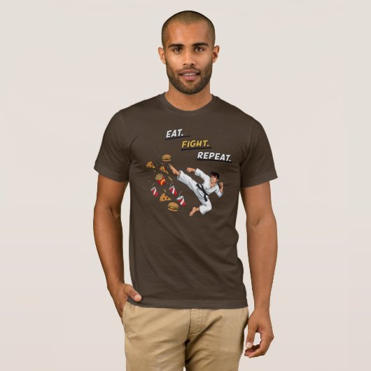 空手でガンバ!ヘルシーウォーズ Tシャツ (正面フル)