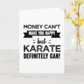 空手で幸せなギフトをおもしろい作る カード (黄色い花)