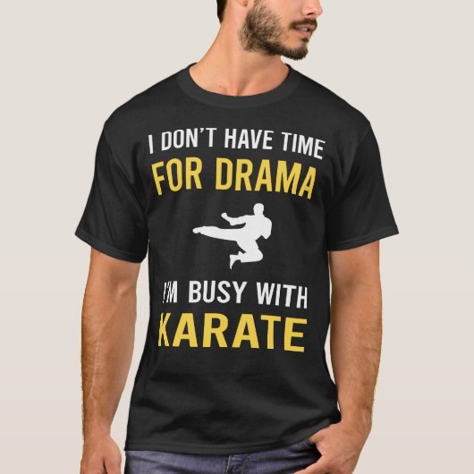 空手に忙しい Tシャツ (正面)