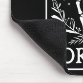 空手のおもしろいニンジンGiキャラートブラックベルトマーティ マウスパッド (コーナー)