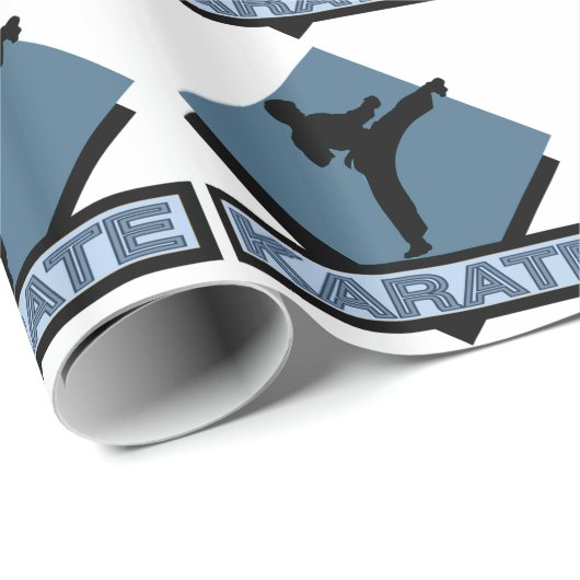 空手のギフト用包装紙のペーパー武道のギフト用包装紙 ラッピングペーパー (ロールコーナー)