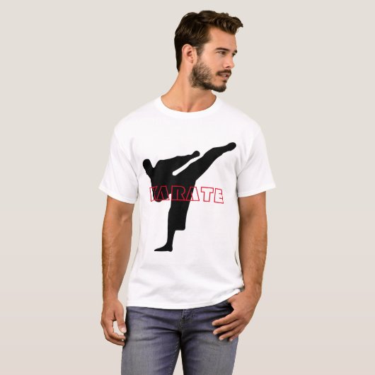 空手の人のTシャツ Tシャツ (正面フル)