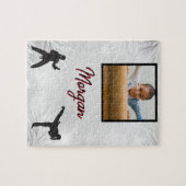 空手の冬疑問に思の写真と名前 ジグソーパズル (横)