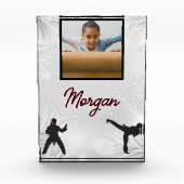 空手の冬疑問に思の写真と名前 フォトブロック (正面)