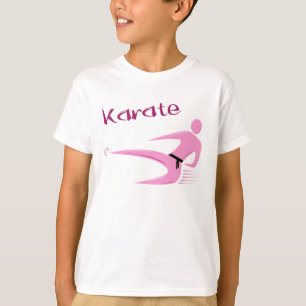 空手の女の子のTシャツ Tシャツ