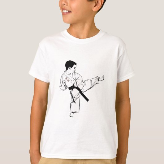 空手の子供 Tシャツ (正面)