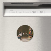 空手の猫 マグネット (インサイチュ (食洗機))