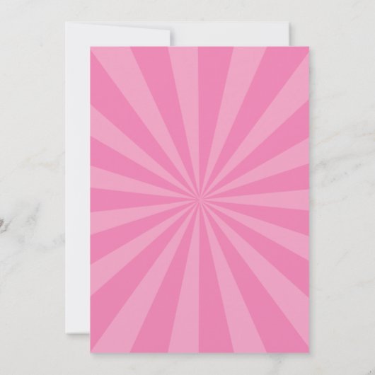 空手の誕生日パーティーへの招待 招待状 (裏面)