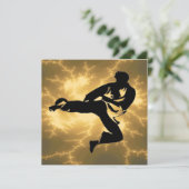 空手の誕生日パーティー 招待状 (スタンド正面)