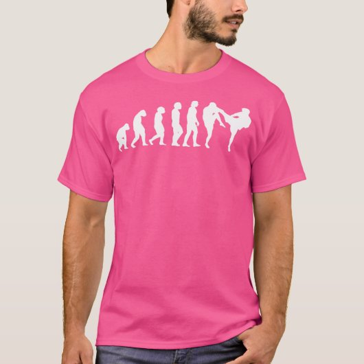 空手の進化ムエタイテコンドー柔術拳 Tシャツ (正面)