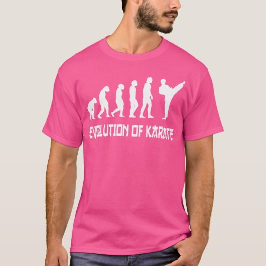 空手の進化 Tシャツ (正面)