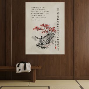 空手の道 - 船越義珍の智慧 ポスター